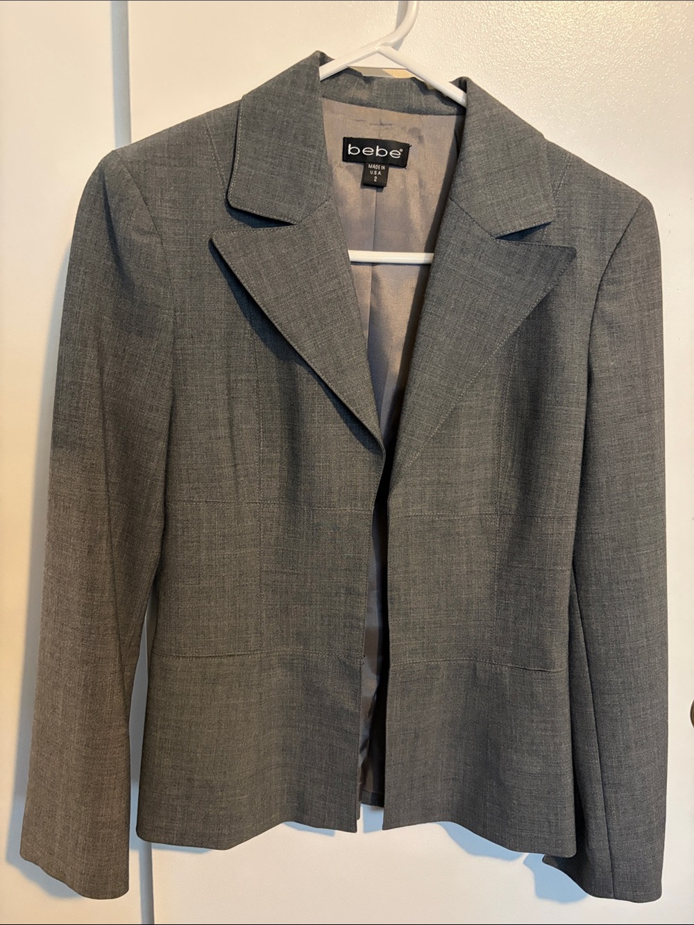 bebe Gray Women's Tailored Blazer